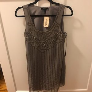 Grey beaded dress